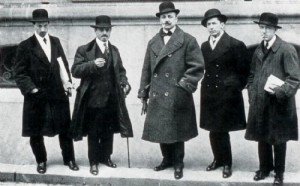Protopunk philosophers? Luigi Russolo, Carlo Carrà, filippo tomasso Marinetti, Umberto boccioni and gino severini.